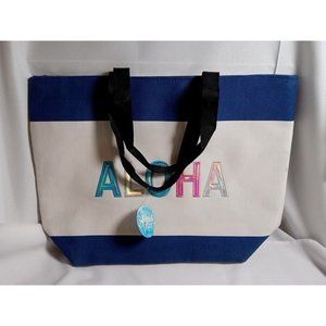 JMLE LLC Brand Aloha XL Beach Tote 14" x 15" x 6"‎ Deep -New with Tags
